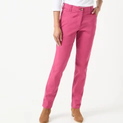 Broek<Blancheporte Chino stretchbroek pruim