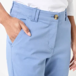 Broek<Blancheporte Chino stretchbroek blauwgrijs