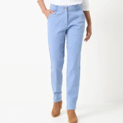 Broek<Blancheporte Chino stretchbroek blauwgrijs