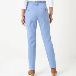 Broek<Blancheporte Chino stretchbroek blauwgrijs