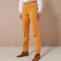 Broek<Blancheporte Chino stretchbroek kerrie