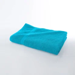 Badhanddoek<Colombine Collectie effen handdoeken 420 g/m2 met zacht comfort turkoois