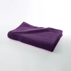 Badhanddoek<Colombine Collectie effen handdoeken 420 g/m2 met zacht comfort aubergine