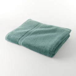 Badhanddoek<Colombine Collectie effen handdoeken 420 g/m2 met zacht comfort eucalyptus