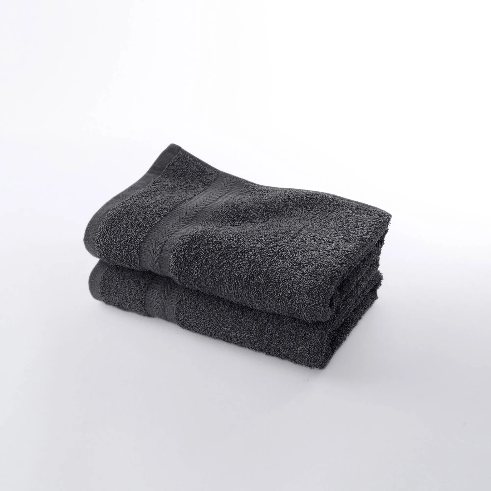 Badhanddoek<Colombine Collectie effen handdoeken 420 g/m2 met zacht comfort antraciet