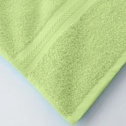 Badhanddoek<Colombine Collectie effen handdoeken 420 g/m2 met zacht comfort anijs