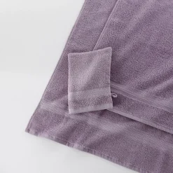 Badhanddoek<Colombine Collectie effen handdoeken 420 g/m2 met zacht comfort lavendel
