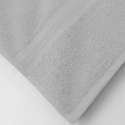 Badhanddoek<Colombine Collectie effen handdoeken 420 g/m2 met zacht comfort grijs