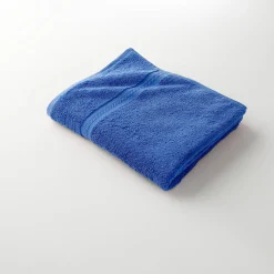 Badhanddoek<Colombine Collectie effen handdoeken 420 g/m2 met zacht comfort felblauw