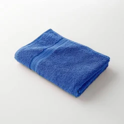 Badhanddoek<Colombine Collectie effen handdoeken 420 g/m2 met zacht comfort felblauw