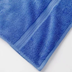 Badhanddoek<Colombine Collectie effen handdoeken 420 g/m2 met zacht comfort felblauw