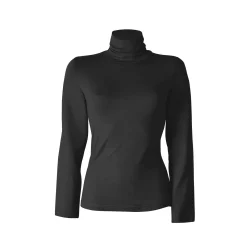 T-Shirt En Topje|Trui En Vest<Blancheporte Coltrui in stretch zwart