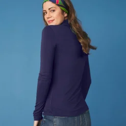 T-Shirt En Topje|Trui En Vest<Blancheporte Coltrui in stretch marine