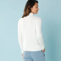 Trui En Vest<Blancheporte Coltrui, kleine lengtes ecru