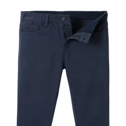 Broek<Blancheporte Comfortabele broek met 5 zakken en elastische tailleband, in gabardine - L30 marine