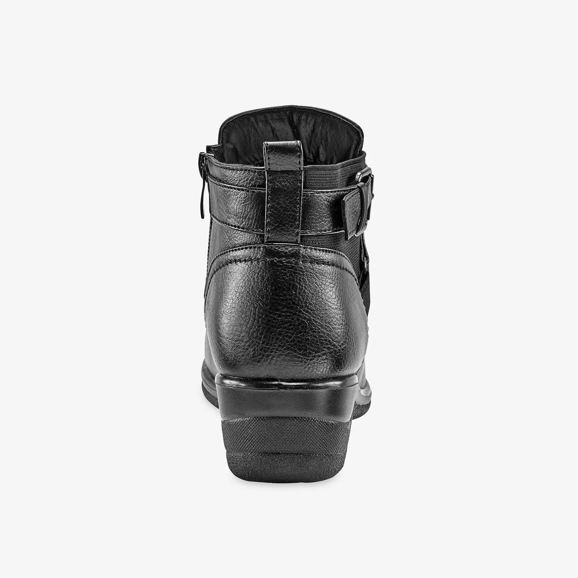 Bottines En Boots|Schoenen<Blancheporte Comfortabele low-boots met sleehak en rits zwart