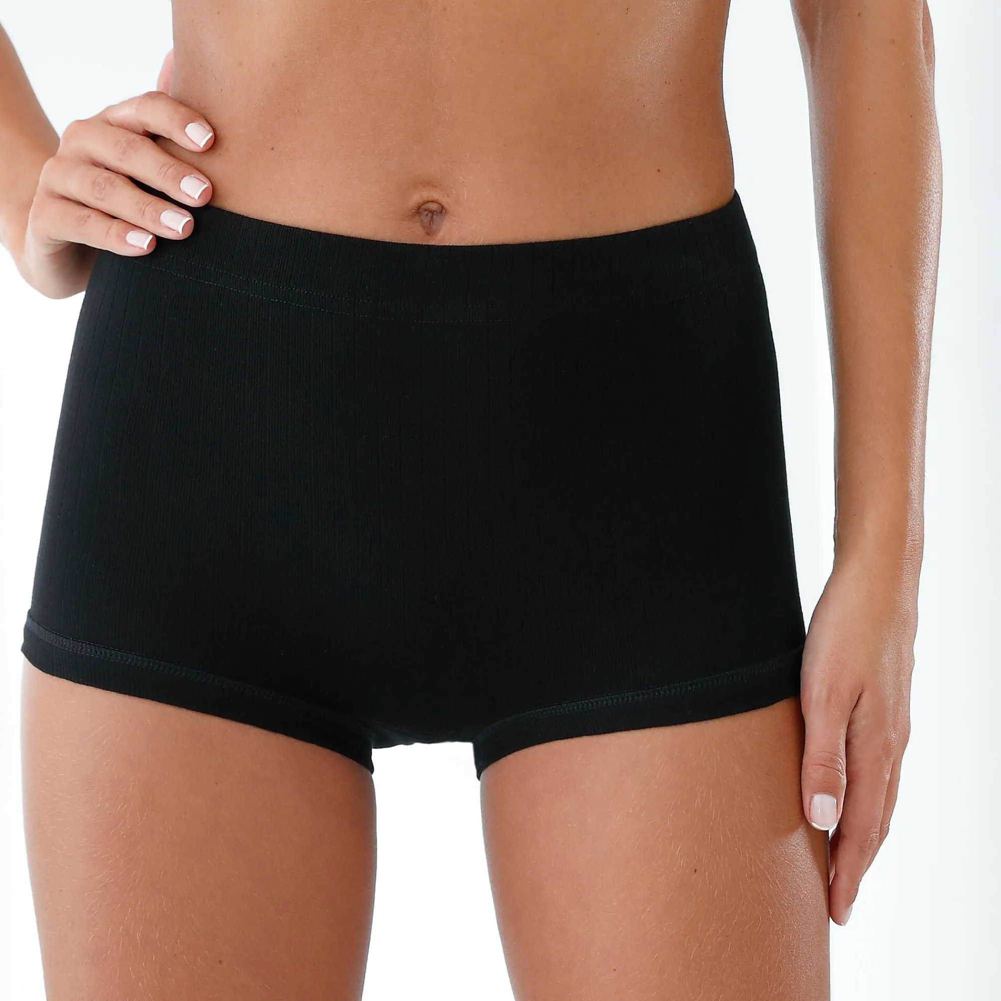Slip En Shorty<Blancheporte Comfortabele shorty - set van 3 zwart
