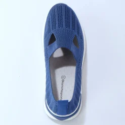 Baskets En Sneakers|Schoenen<Blancheporte Comfortabele sneakers in mesh blauw