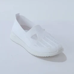 Baskets En Sneakers|Schoenen<Blancheporte Comfortabele sneakers in mesh wit