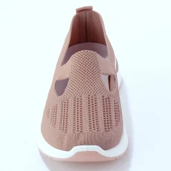 Baskets En Sneakers|Schoenen<Blancheporte Comfortabele sneakers in mesh zachtroze