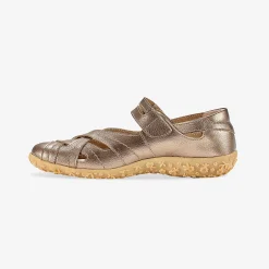 Ballerina's|Schoenen<Blancheporte Comfortschoenen in ultrasoepel leer - bronskleur