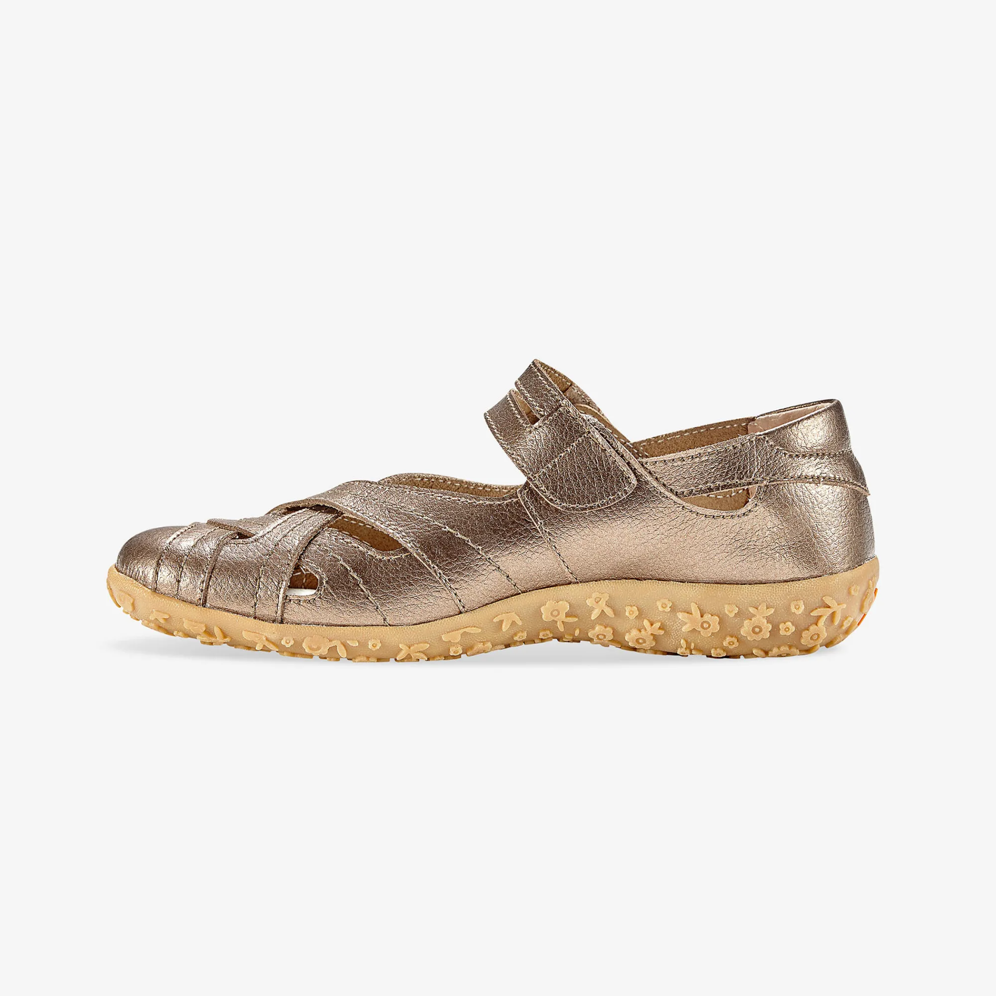 Ballerina's|Schoenen<Blancheporte Comfortschoenen in ultrasoepel leer - bronskleur