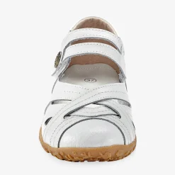 Ballerina's|Schoenen<Blancheporte Comfortschoenen in ultrasoepel leer - wit