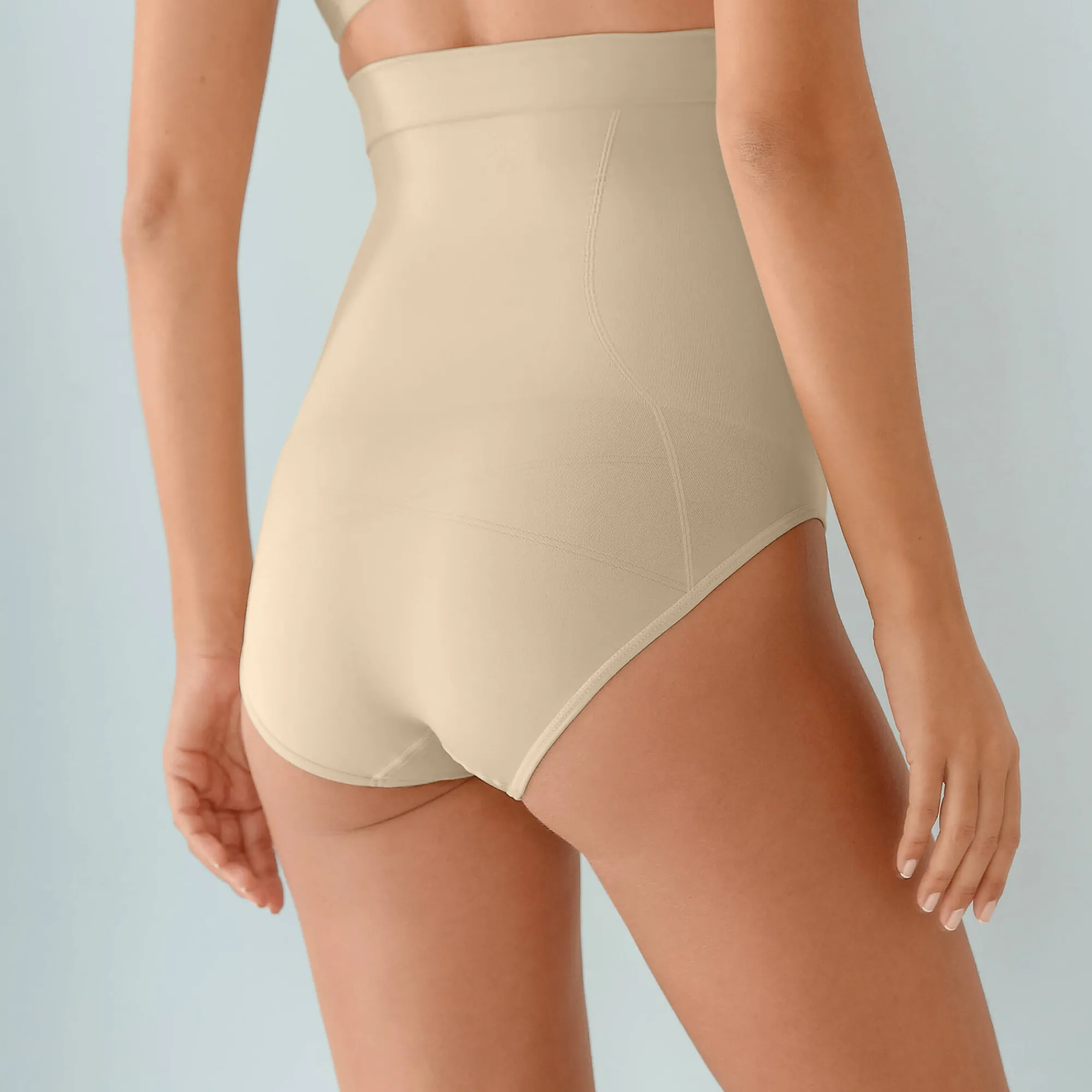 Slip En Shorty<Sans Complexe Corrigerende gaineslip "slimmers" huidkleur