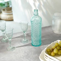 Feesttafel|Tafellaken En Tafelloper<Colombine Damast tafellaken met bladerenprint ® parelgrijs