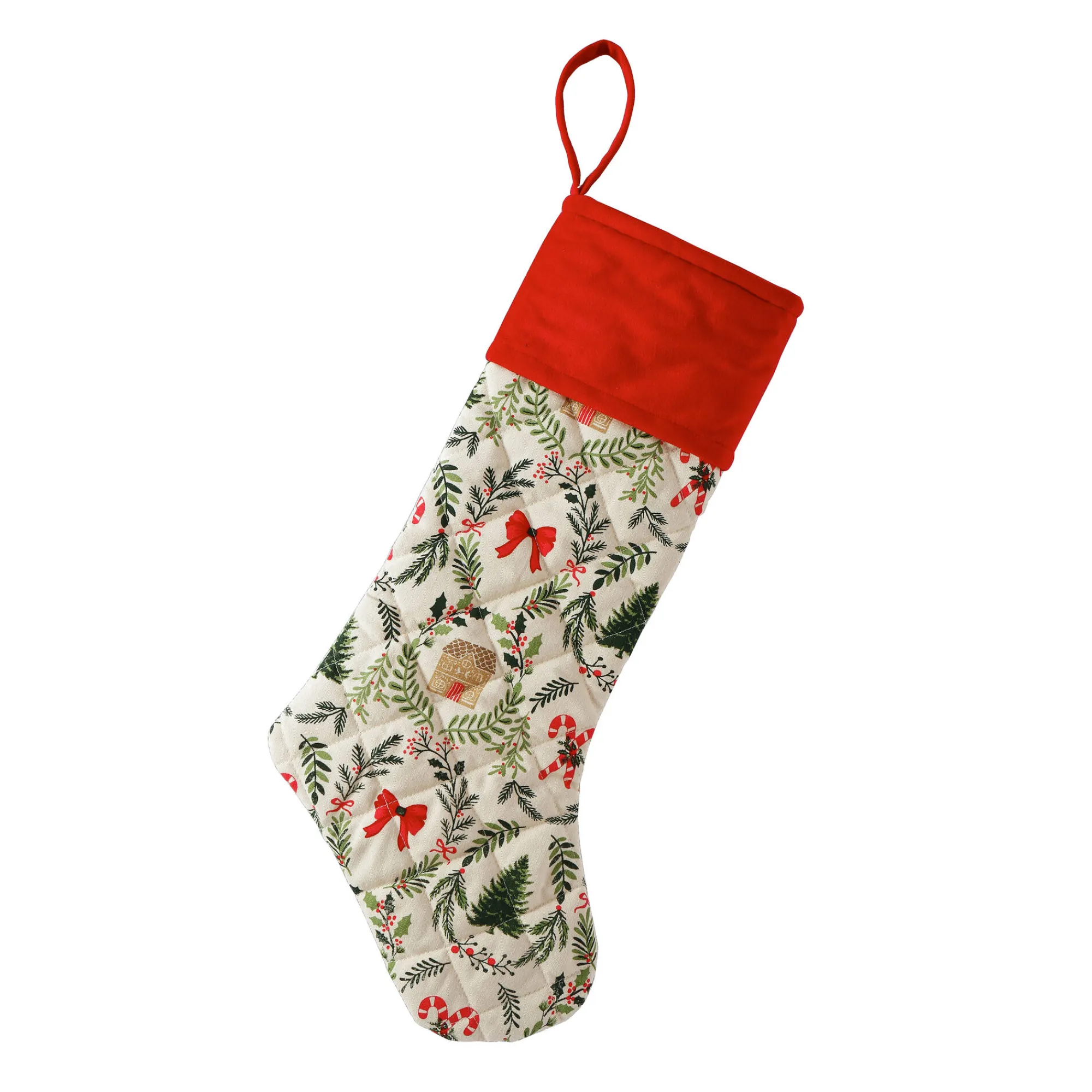 Feestdecoratie|Decoratieartikel<Blancheporte Decoratieve kerstsok rood