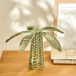 Decoratieartikel<Blancheporte Decoratieve palmboom om neer te zetten groen