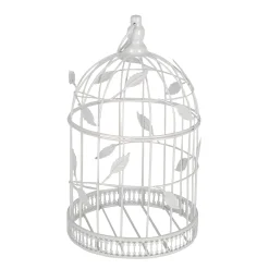Decoratieartikel<Blancheporte Decoratieve vogelkooi wit