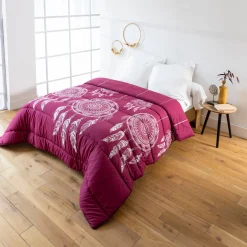 Dekbed<Blancheporte Dekbed in bedrukt katoen Tea - 200 g/m2 pruim