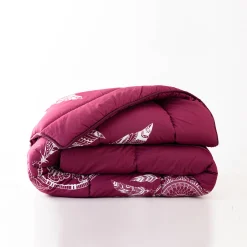 Dekbed<Blancheporte Dekbed in bedrukt katoen Tea - 400 g/m2 pruim