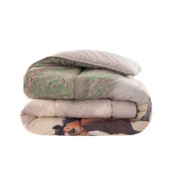 Kids Dekbed|Dekbed<Blancheporte Dekbed in microvezel met paarden in fotoprint 200 g/m2 beige / bruin