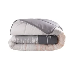 Dekbed<Blancheporte Dekbed in microvezel met Pastel print 400g/m2 roze