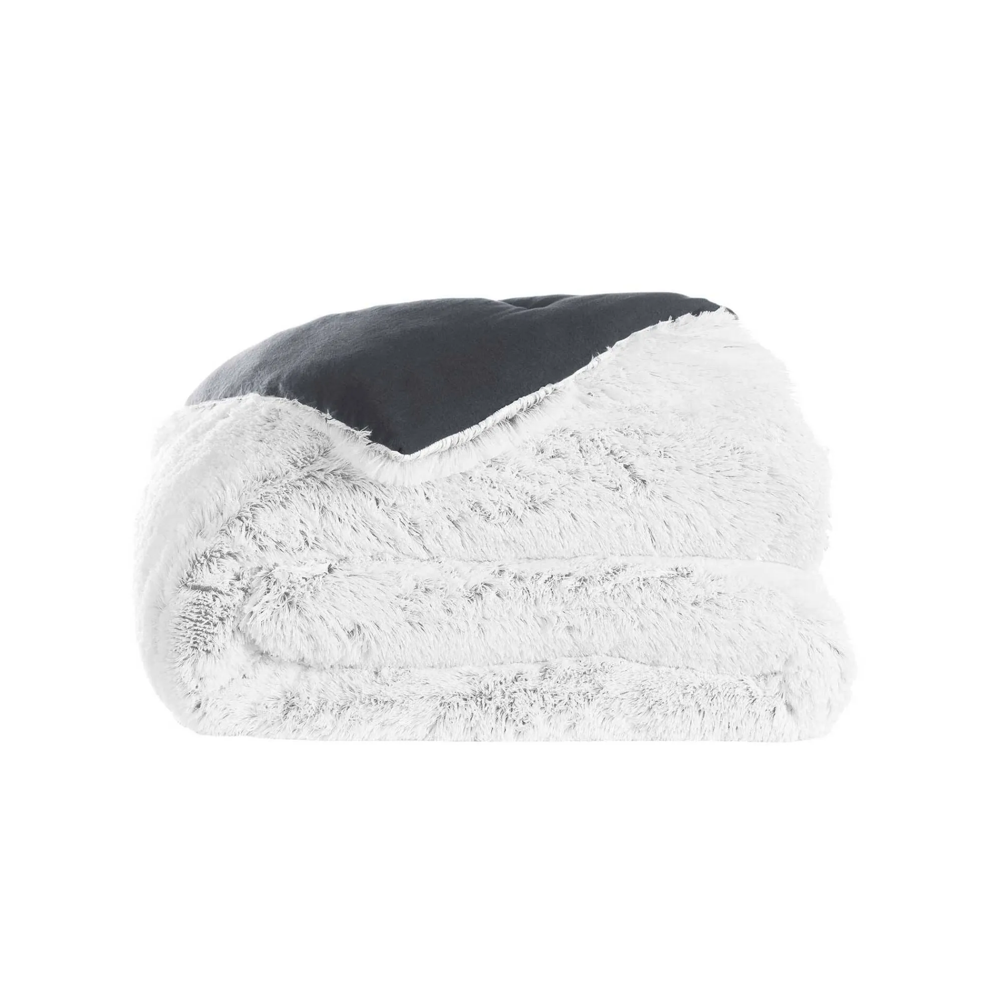 Dekbed<Ourson Dekbed van synthetisch bont(**) 350 g/m² chiné grijs