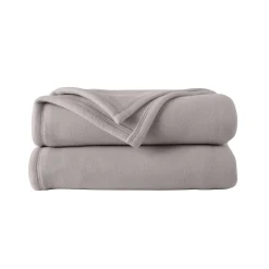 Deken<Ourson Deken in Thermotec® fleece 350g/m2 lichtgrijs
