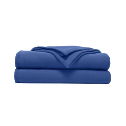 Deken<Ourson Deken in Thermotec® fleece 350g/m2 jeansblauw