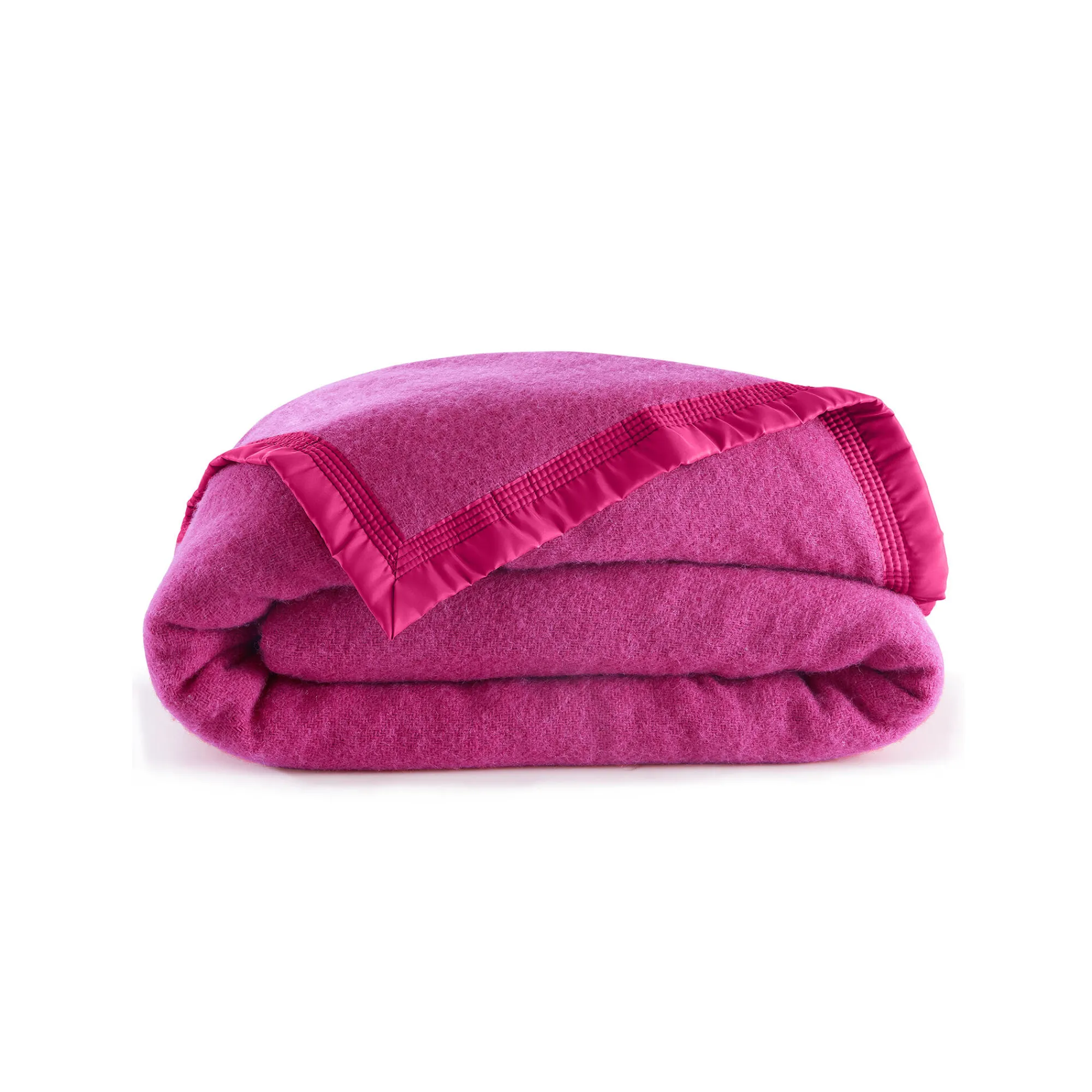 Deken<Blancheporte Deken in wol 350g/m2, voor de beste prijs cyclamenroze