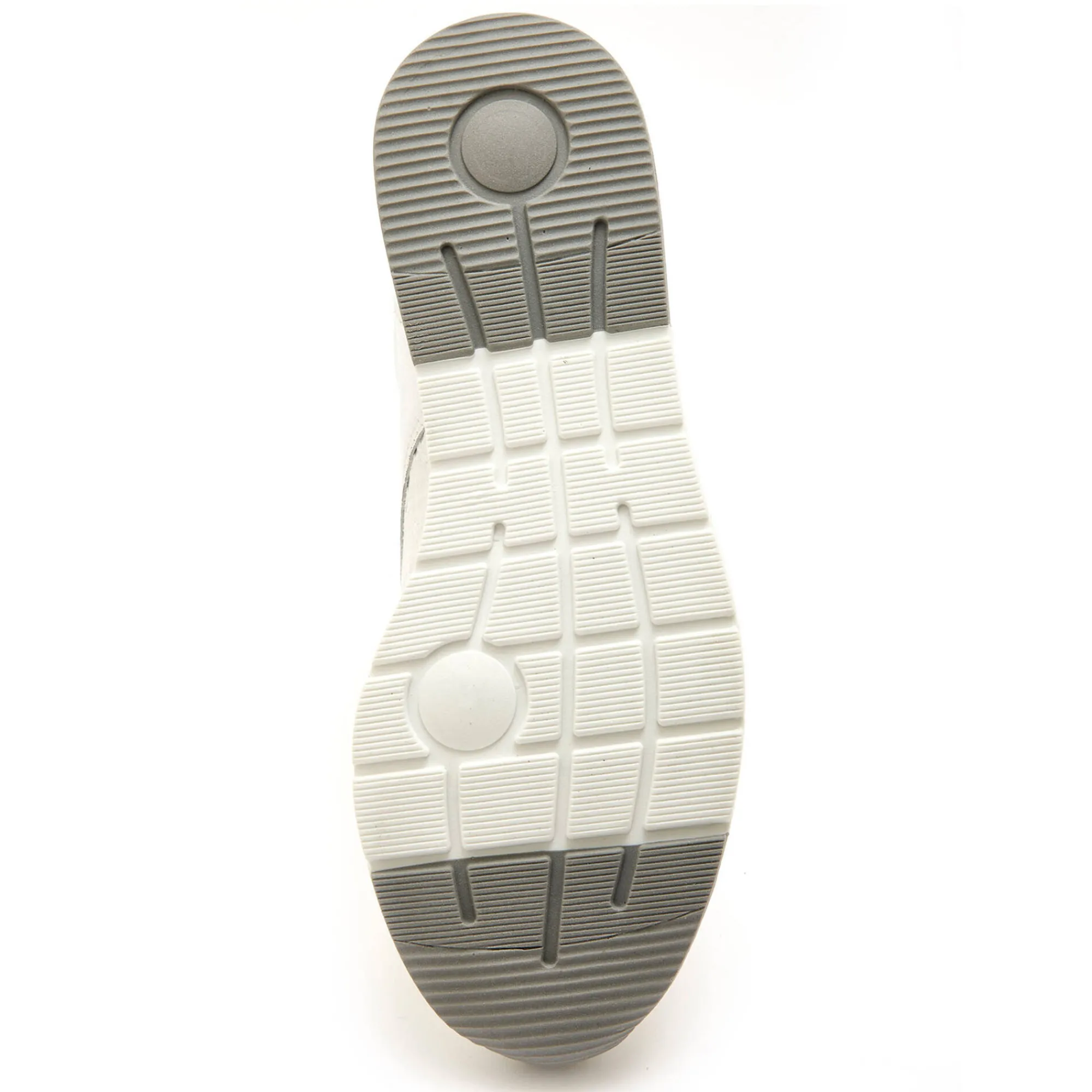 Baskets En Sneakers|Schoenen<PédiConfort Derby's in leer Hallux Confort wit / zilverkleurig