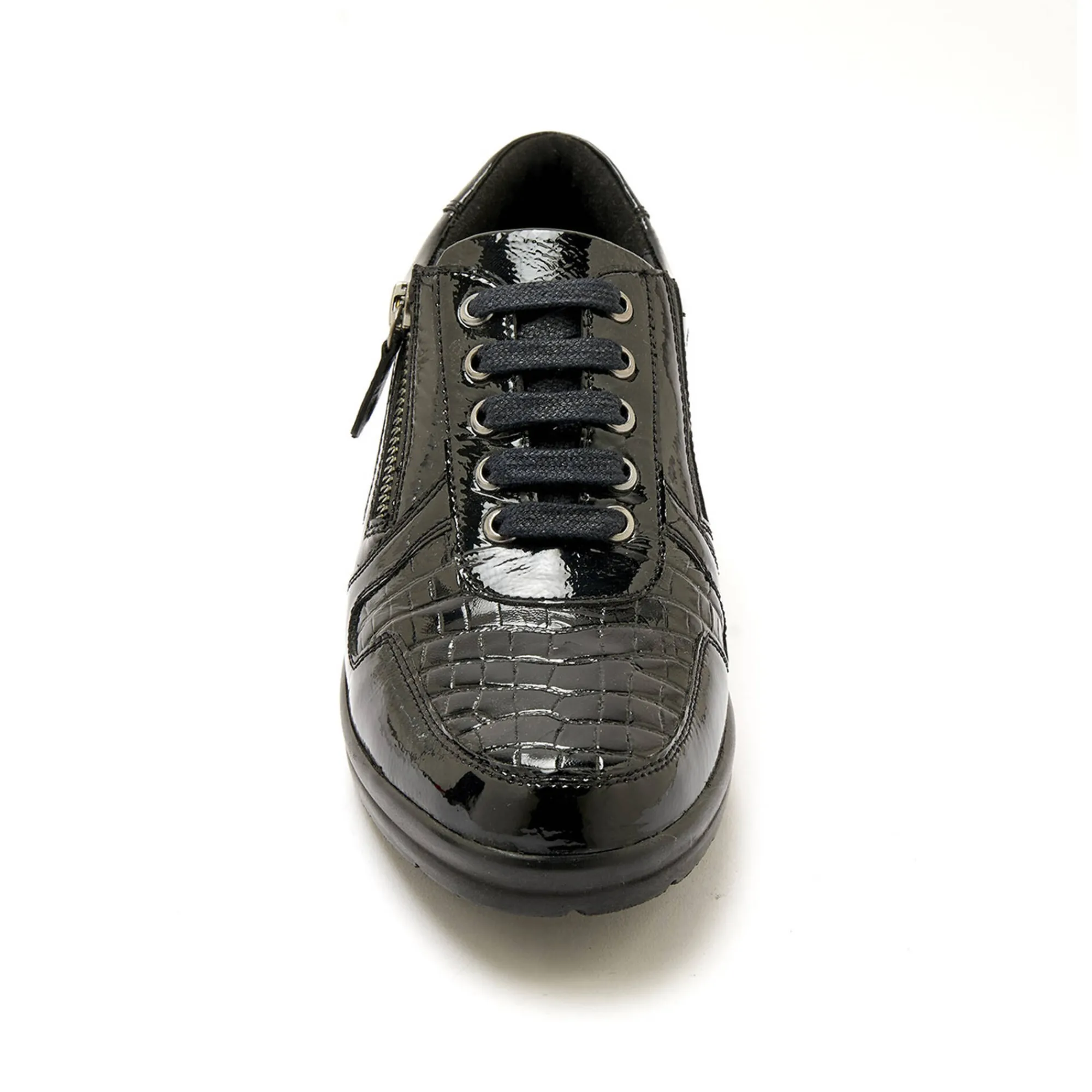 Baskets En Sneakers|Schoenen<PédiConfort Derby's met veters, kleine sleehak PÉDICONFORT zwart