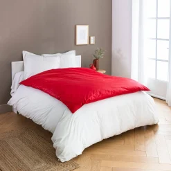 Donsdeken|Dekbed<Blancheporte Donsdeken met natuurlijke dons en pluimpjes, prestigekwaliteit kersenrood