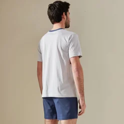 Pyjama En Kamerjas<Blancheporte Driekleurige shortama - set van 2 marine / bordeaux
