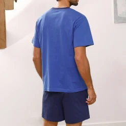 Pyjama En Kamerjas<Blancheporte Driekleurige shortama - set van 2 blauw + grijs