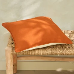 Kussen<Blancheporte Dubbelzijdig kussen terracotta