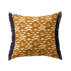 Kussen<Blancheporte Dubbelzijdig kussen met etnische print beige / karamel