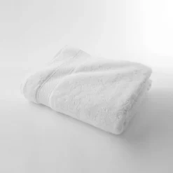 Badhanddoek<Colombine Effen badstof 540g/m2, luxe comfort wit