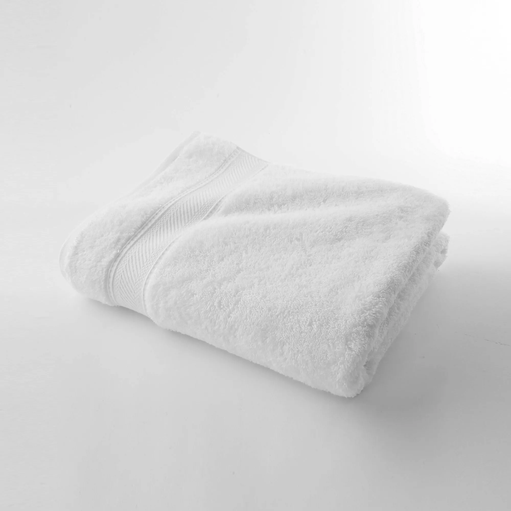Badhanddoek<Colombine Effen badstof 540g/m2, luxe comfort wit