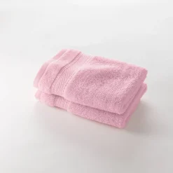 Badhanddoek<Colombine Effen badstof 540g/m2, luxe comfort poederroze
